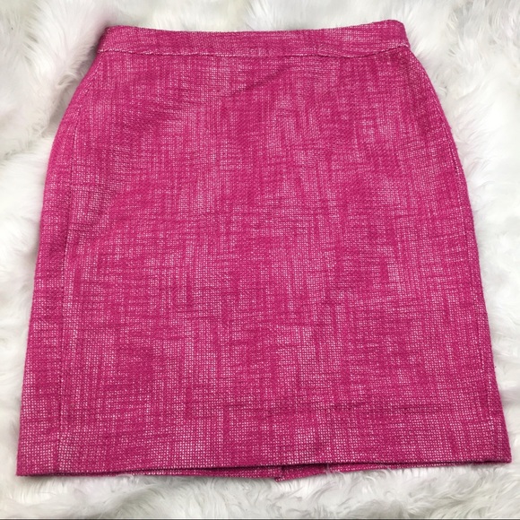 Banana Republic Factory Dresses & Skirts - Banana Republic Factory | Pink Tweed Skirt 4